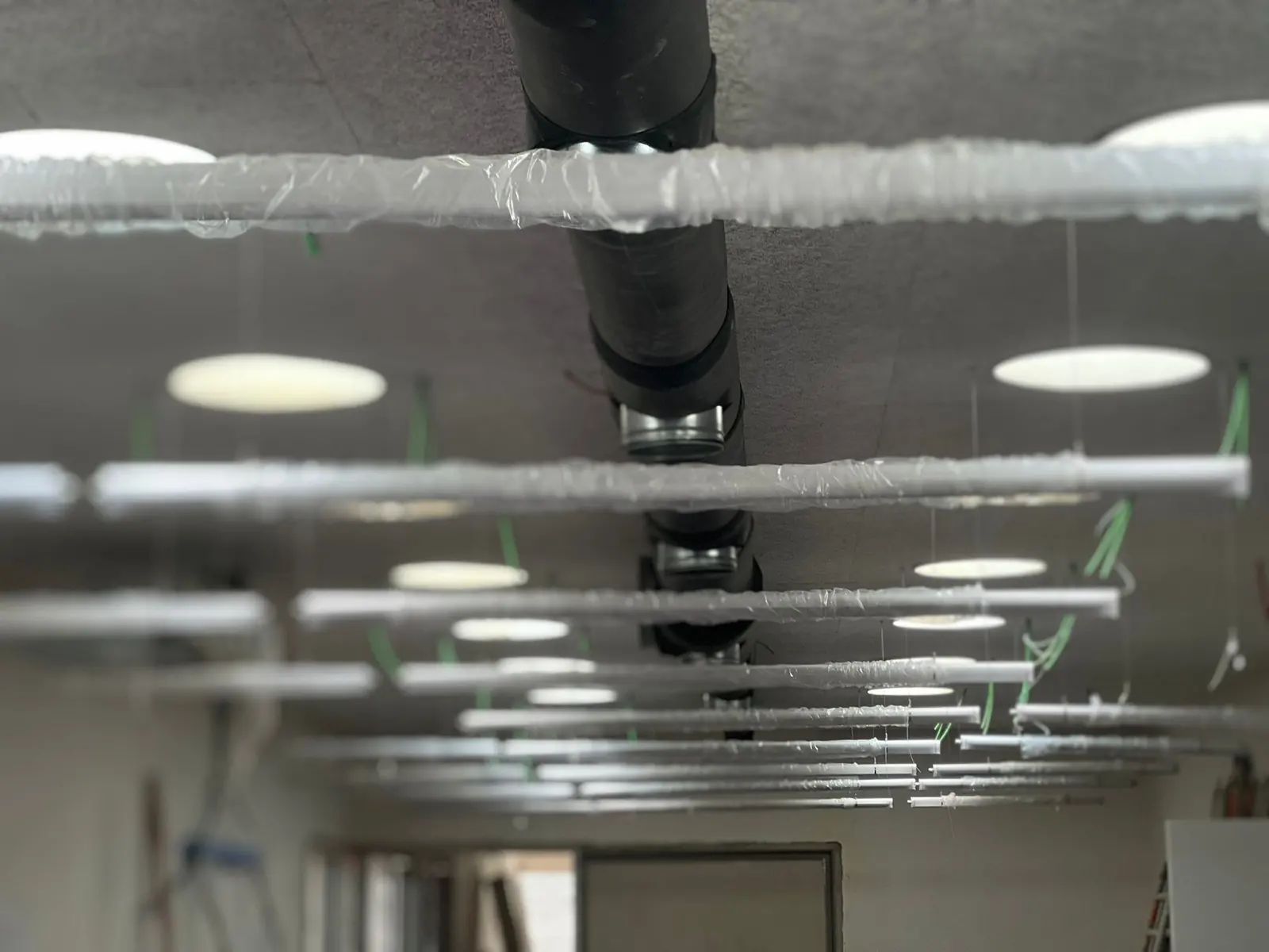 Detalhe de iluminação e ventilação